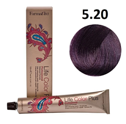 FARMAVITA Life Color Plus  5.20 Светло-каштановый ирис 100 мл купить недорого в интернет магазине Beauty Prof с доставкой по Хабаровску и регионам России