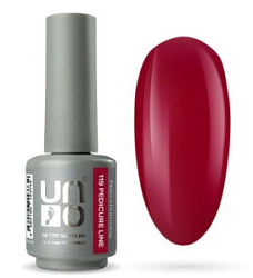 UNO Pedicure Line Гель-лак однофазный 119 вишневый 8 мл купить недорого в интернет магазине Beauty Prof с доставкой по Хабаровску и регионам России