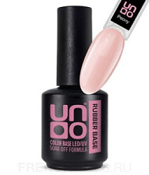 UNO Rubber Color Base Gel Камуфлирующее базовое покрытие Peony 12 г купить недорого в интернет магазине Beauty Prof с доставкой по Хабаровску и регионам России