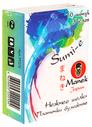 MANEKI Бумажные платочки 10 шт купить недорого в интернет магазине Beauty Prof с доставкой по Хабаровску и регионам России