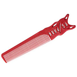 Y.S. PARK Расческа с ручкой красная 205 мм купить недорого в интернет магазине Beauty Prof с доставкой по Хабаровску и регионам России