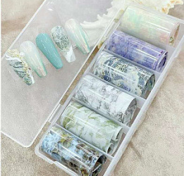 NAILS OPT Переводная фольга Natural Texture в ассортименте 1 шт купить недорого в интернет магазине Beauty Prof с доставкой по Хабаровску и регионам России