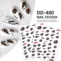 NAILS OPT Наклейки DD-480 купить недорого в интернет магазине Beauty Prof с доставкой по Хабаровску и регионам России