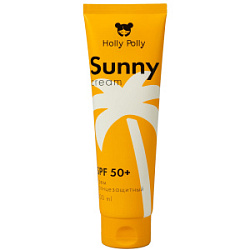 HOLLY POLLY Крем солнцезащитный для тела Sunny SPF 50+ 200 мл купить недорого в интернет магазине Beauty Prof с доставкой по Хабаровску и регионам России