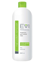 EVI PROFESSIONAL Жидкость для снятия лака без ацетона 500 мл купить недорого в интернет магазине Beauty Prof с доставкой по Хабаровску и регионам России