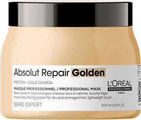 LOREAL Absolut Repair Gold Золотая маска 500 мл купить недорого в интернет магазине Beauty Prof с доставкой по Хабаровску и регионам России
