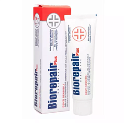 BIOREPAIR Plus Зубная паста для снижения чувствительности и восстановления эмали зубов 50 мл купить недорого в интернет магазине Beauty Prof с доставкой по Хабаровску и регионам России