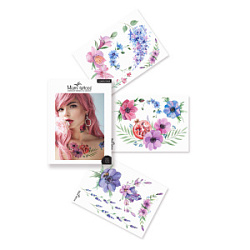 MIAMI TATTOOS Watercolor Tattoo Акварельные переводные тату Flower Power купить недорого в интернет магазине Beauty Prof с доставкой по Хабаровску и регионам России