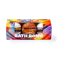 SAVONRY Набор Bath Bomb Бурлящие шарики 3 шт купить недорого в интернет магазине Beauty Prof с доставкой по Хабаровску и регионам России