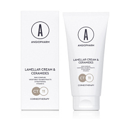 ANGIOPHARM Ламеллярный крем с церамидами 200 мл купить недорого в интернет магазине Beauty Prof с доставкой по Хабаровску и регионам России