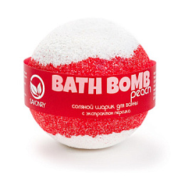 SAVONRY Bath Bomb Соляной шарик для ванны Персик 145 гр купить недорого в интернет магазине Beauty Prof с доставкой по Хабаровску и регионам России