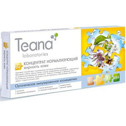 TEANA Сыворотка для лица Нормализующая жирность кожи 1 ампула купить недорого в интернет магазине Beauty Prof с доставкой по Хабаровску и регионам России