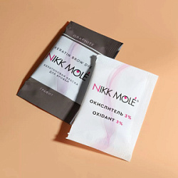 NIKK MOLE Кератиновая краска для бровей и ресниц графит в саше 2 мл купить недорого в интернет магазине Beauty Prof с доставкой по Хабаровску и регионам России