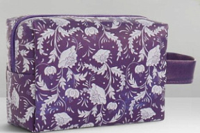 NEW! Косметичка универсальная с ручкой фиолетовый 17*7*11см 10481744 купить недорого в интернет магазине Beauty Prof с доставкой по Хабаровску и регионам России