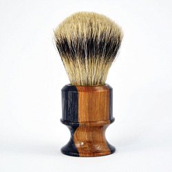 METZGER Кисточка для бритья SB-11258 (Olive/Black wood) купить недорого в интернет магазине Beauty Prof с доставкой по Хабаровску и регионам России