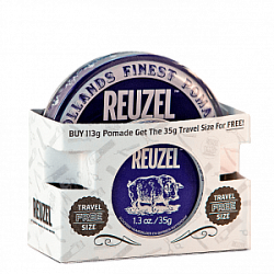 Reuzel Набор Road Trip Fiber темно-синяя паста 113+35 купить недорого в интернет магазине Beauty Prof с доставкой по Хабаровску и регионам России