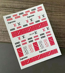 NAILS OPT Наклейки для дизайна DD579 купить недорого в интернет магазине Beauty Prof с доставкой по Хабаровску и регионам России