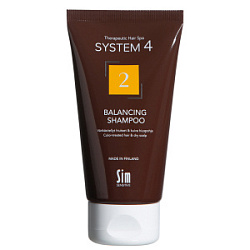 System 4 Balancing Shampoo Терапевтический шампунь №2 для сухой кожи головы 75 мл купить недорого в интернет магазине Beauty Prof с доставкой по Хабаровску и регионам России