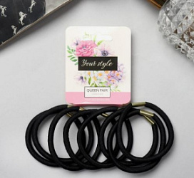 Резинка для волос Классика набор 12 шт. 4,5 см купить недорого в интернет магазине Beauty Prof с доставкой по Хабаровску и регионам России