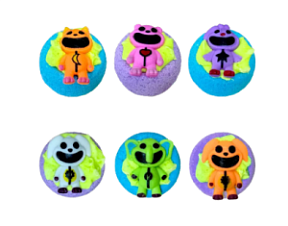 LABORATORY KATRIN Шипучая соль для ванны чаша с игрушкой Кошмарики на бурлящем шарике 130 гр купить недорого в интернет магазине Beauty Prof с доставкой по Хабаровску и регионам России