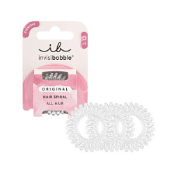 Invisibobble Резинка для волос ORIGINAL Crystal Clear в картоне купить недорого в интернет магазине Beauty Prof с доставкой по Хабаровску и регионам России