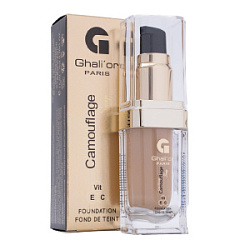 GHALI'OR Тональная основа Camouflage 614 beige miel 15 мл купить недорого в интернет магазине Beauty Prof с доставкой по Хабаровску и регионам России