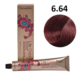 FARMAVITA Life Color Plus  6.64 Тёмный блондин медно-красный 100 мл купить недорого в интернет магазине Beauty Prof с доставкой по Хабаровску и регионам России