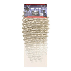 ГОЛЛИВУД Афролоконы Катрин пепельный/белый 60 см 270 г купить недорого в интернет магазине Beauty Prof с доставкой по Хабаровску и регионам России