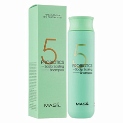 MASIL 5 Probiotics Scalp Scaling Шампунь для глубокого очищения кожи головы 300 мл купить недорого в интернет магазине Beauty Prof с доставкой по Хабаровску и регионам России