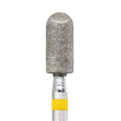 КМИЗ Фреза алмазная Цилиндр с полусферой на торце 4,0 мм желтый ГСАЦС-4,0П-9 ОМ купить недорого в интернет магазине Beauty Prof с доставкой по Хабаровску и регионам России