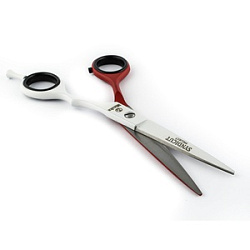 Ножницы парикмахерские MIZUKA PBS-EP-32164 White/Red (6") с микронасечкой купить недорого в интернет магазине Beauty Prof с доставкой по Хабаровску и регионам России