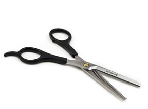 Ножницы филировочные MIZUKA PBS-STU375530 30 зуб красная пластиковая ручка 5.5" купить недорого в интернет магазине Beauty Prof с доставкой по Хабаровску и регионам России