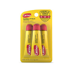 CARMEX Набор бальзамов для губ классический в тубе 3 шт 30 гр купить недорого в интернет магазине Beauty Prof с доставкой по Хабаровску и регионам России