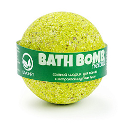 SAVONRY Bath Bomb Соляной шарик для ванны Луговые травы 145 гр купить недорого в интернет магазине Beauty Prof с доставкой по Хабаровску и регионам России