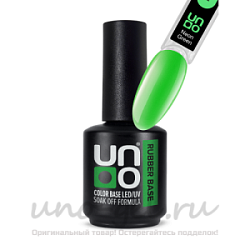 UNO Rubber Камуфлирующее базовое покрытие Neon Green 12 г купить недорого в интернет магазине Beauty Prof с доставкой по Хабаровску и регионам России
