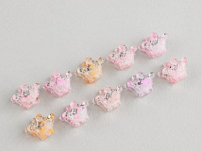 Краб для волос Маленькой принцессе набор 10 шт 1,5*1,3*1 см 10347107 купить недорого в интернет магазине Beauty Prof с доставкой по Хабаровску и регионам России