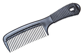 Гребень TATANIA с ручкой 205 мм черный купить недорого в интернет магазине Beauty Prof с доставкой по Хабаровску и регионам России