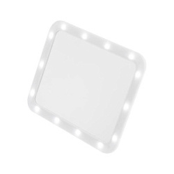 Зеркало настольное Luazon KZ-01 двустороннее с подсветкой цвет белый  купить недорого в интернет магазине Beauty Prof с доставкой по Хабаровску и регионам России