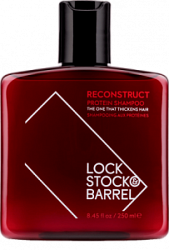 LOCK STOCK & BARREL Reconstruct Protein Shampoo Шампунь для тонких волос 250 мл купить недорого в интернет магазине Beauty Prof с доставкой по Хабаровску и регионам России