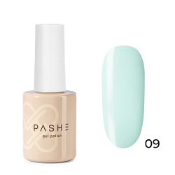 PASHE Atelier Гель-лак 09 нежная мята 9 мл купить недорого в интернет магазине Beauty Prof с доставкой по Хабаровску и регионам России