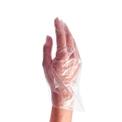 MEDICOSM Перчатки п/э размер М 50 пар  купить недорого в интернет магазине Beauty Prof с доставкой по Хабаровску и регионам России