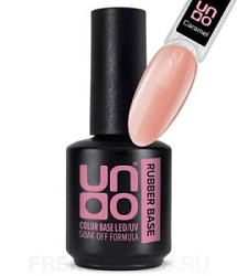 UNO Rubber Color Base Gel Камуфлирующее базовое покрытие Caramel 12 г купить недорого в интернет магазине Beauty Prof с доставкой по Хабаровску и регионам России