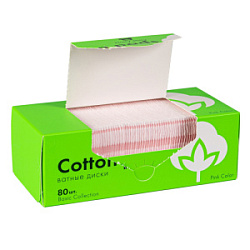 HOLLY POLLY Ватные диски косметические розовые 80 шт купить недорого в интернет магазине Beauty Prof с доставкой по Хабаровску и регионам России